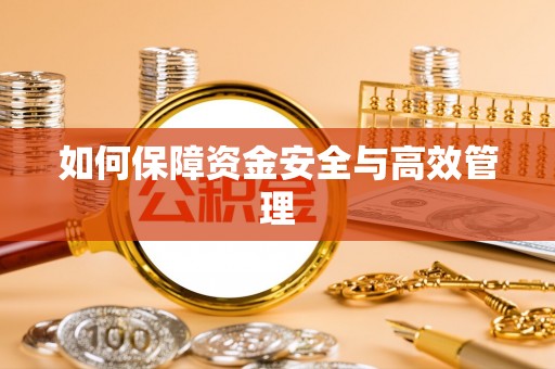 新郑如何保障资金安全与高效管理