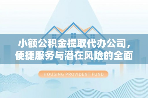 新郑小额公积金提取代办公司，便捷服务与潜在风险的全面解析