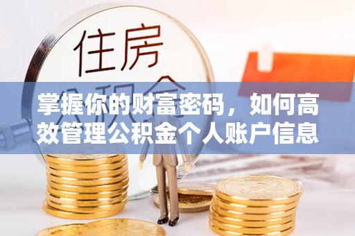 新郑掌握你的财富密码，如何高效管理公积金个人账户信息