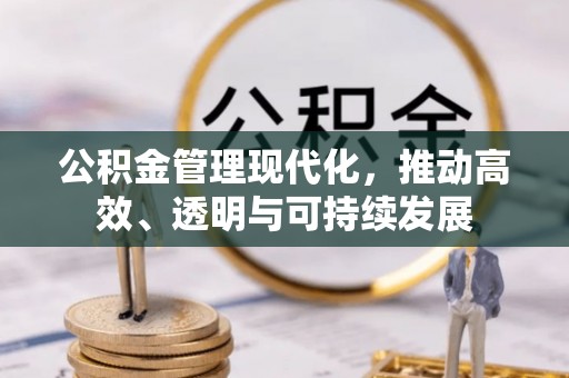 新郑公积金管理现代化，推动高效、透明与可持续发展