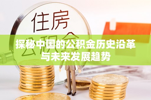新郑探秘中国的公积金历史沿革与未来发展趋势