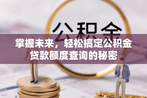 新郑掌握未来，轻松搞定公积金贷款额度查询的秘密