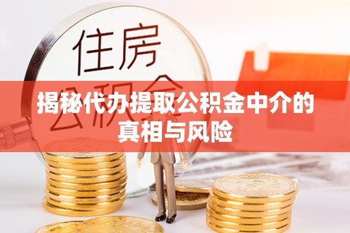新郑揭秘代办提取公积金中介的真相与风险