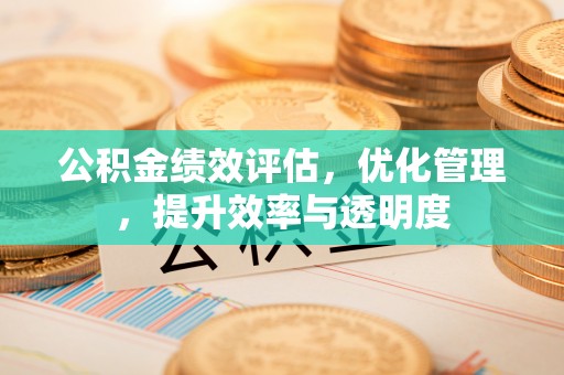 新郑公积金绩效评估，优化管理，提升效率与透明度