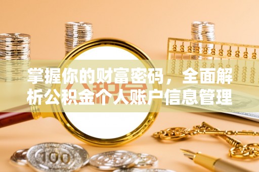 新郑掌握你的财富密码，全面解析公积金个人账户信息管理