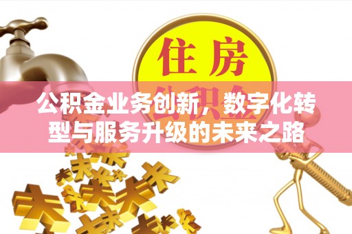 新郑公积金业务创新，数字化转型与服务升级的未来之路
