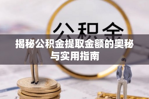 新郑揭秘公积金提取金额的奥秘与实用指南