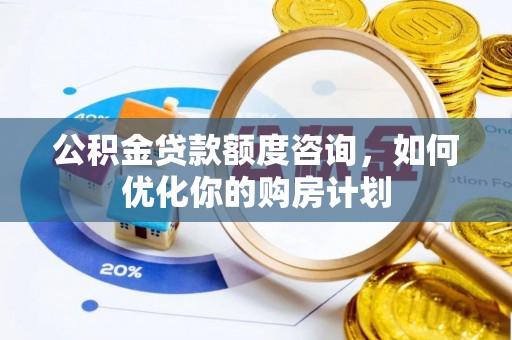 新郑公积金贷款额度咨询，如何优化你的购房计划
