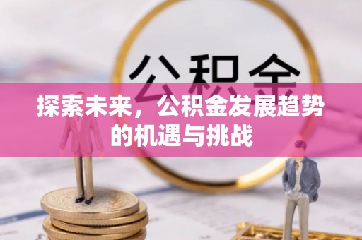 新郑探索未来，公积金发展趋势的机遇与挑战