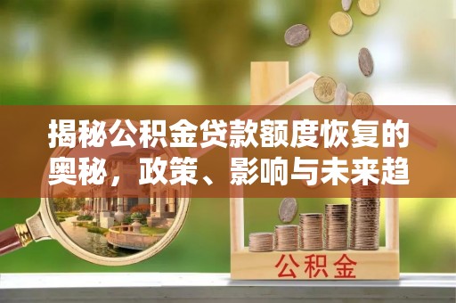 新郑揭秘公积金贷款额度恢复的奥秘，政策、影响与未来趋势