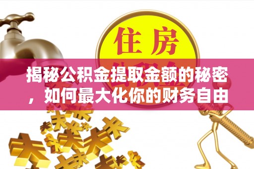 新郑揭秘公积金提取金额的秘密，如何最大化你的财务自由