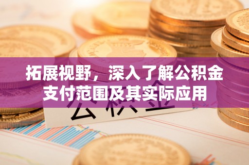 新郑拓展视野，深入了解公积金支付范围及其实际应用