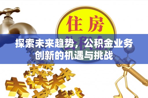 新郑探索未来趋势，公积金业务创新的机遇与挑战