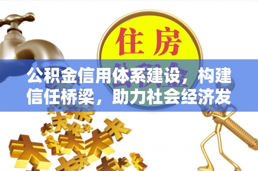 新郑公积金信用体系建设，构建信任桥梁，助力社会经济发展