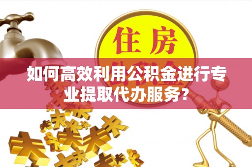 新郑如何高效利用公积金进行专业提取代办服务？