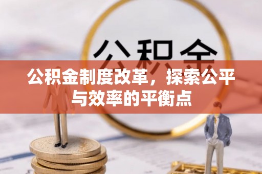 新郑公积金制度改革，探索公平与效率的平衡点